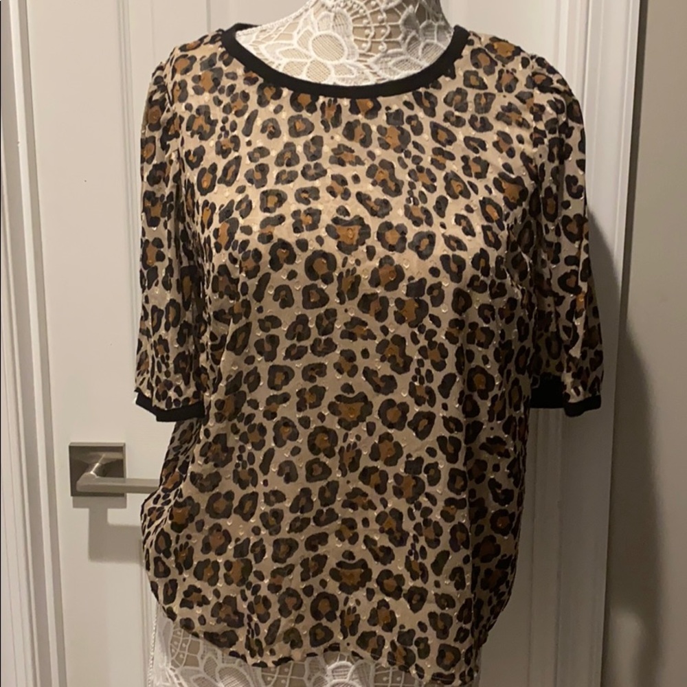 Women’s Leopard Print Blouse